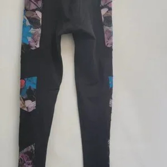 CALIA by Carrie Underwood Essential Mesh Leggings Size XS Black Pockets - Picture 8 of 11